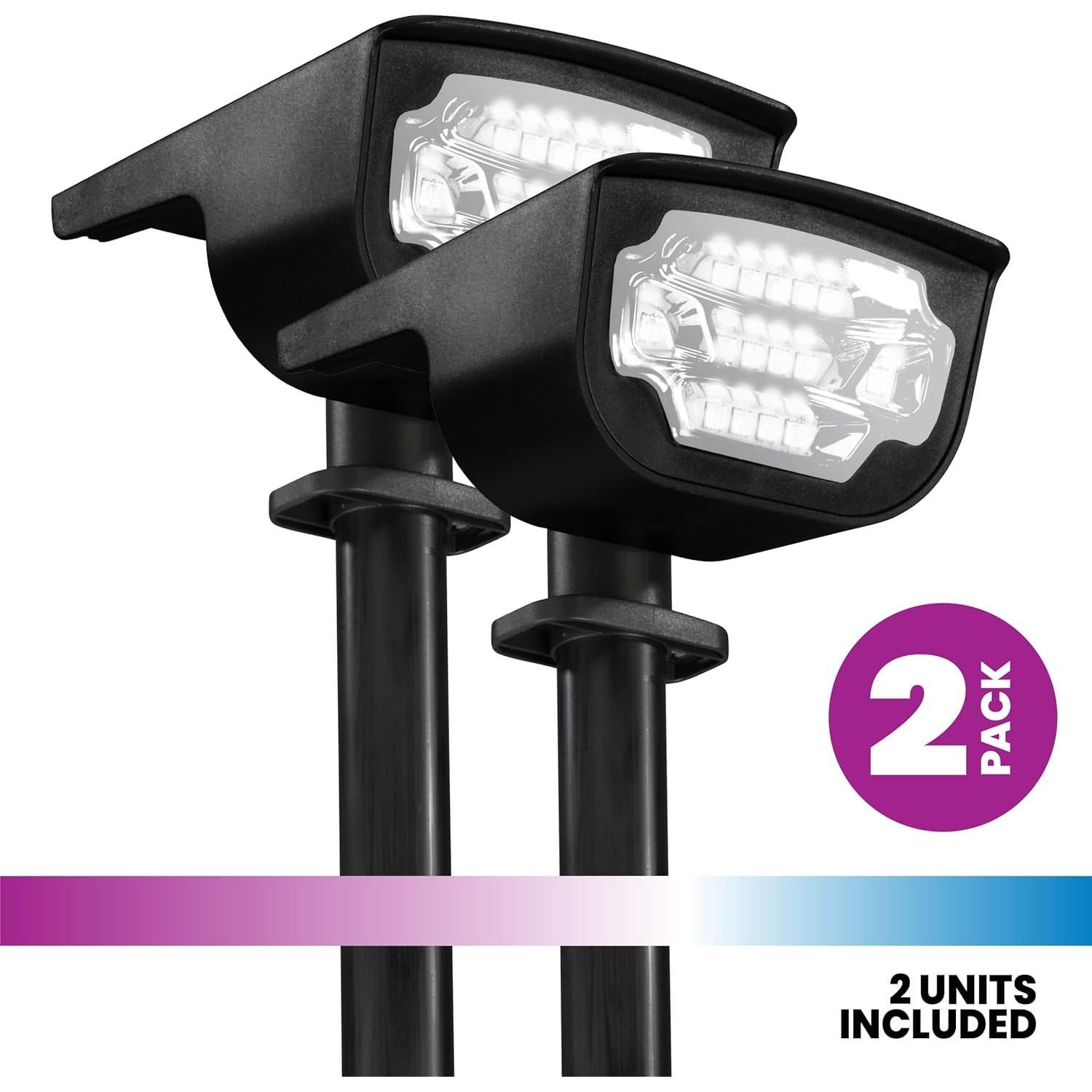 Luces Solares Bionic Burst Bell+Howell 2 Piezas LED IP67