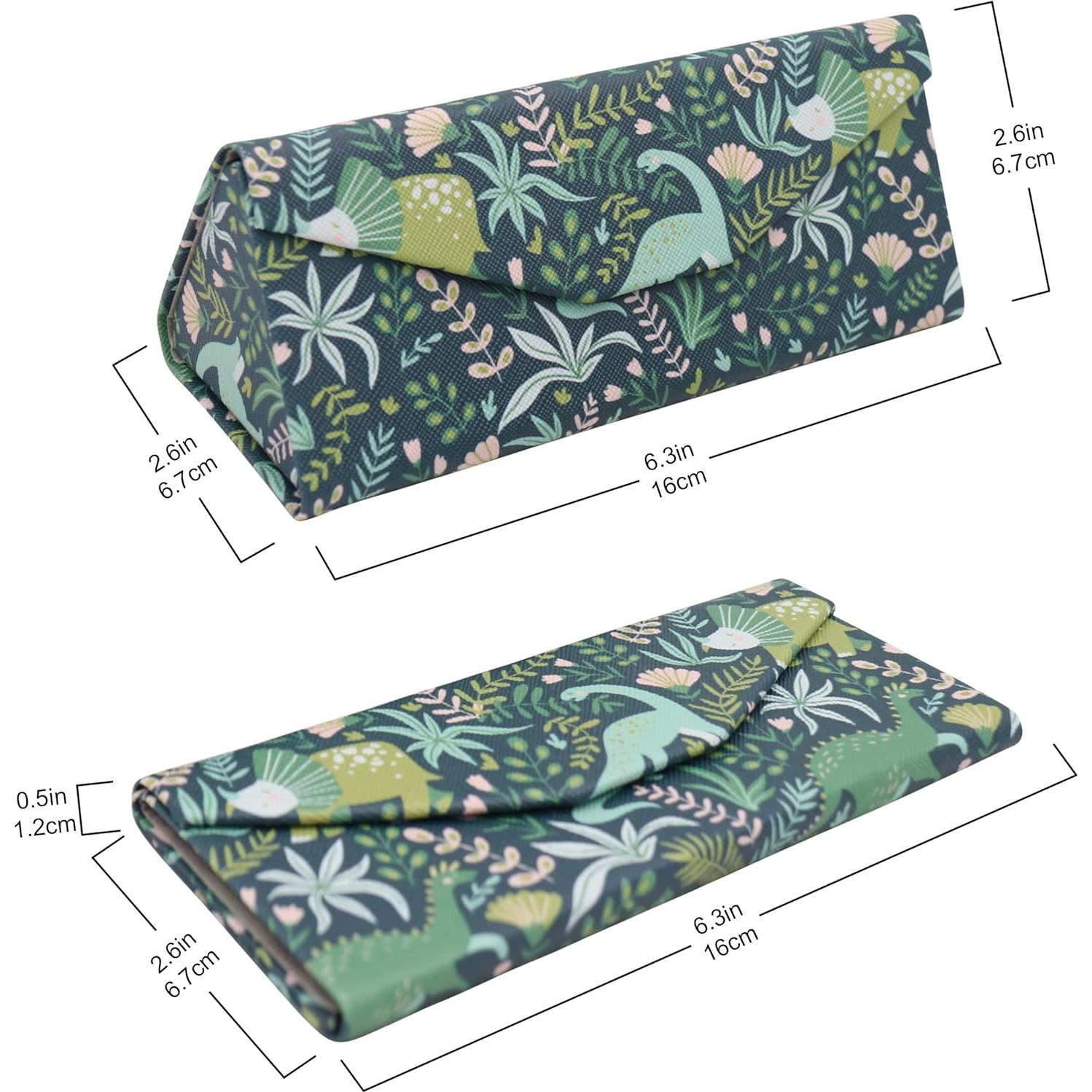 Estuche de Gafas Real Sic Dinos - Doble Concha Dura 16x6.8cm