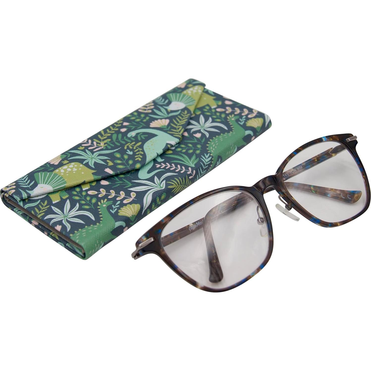 Estuche de Gafas Real Sic Dinos - Doble Concha Dura 16x6.8cm