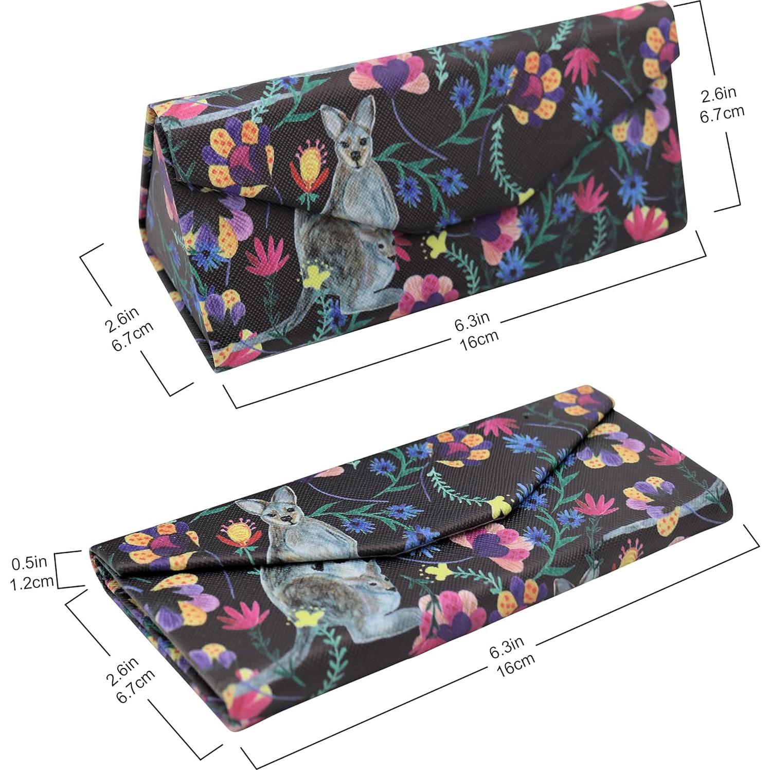 Estuche de Gafas Real Sic Doble Dura 16x6.9cm Color Canguro