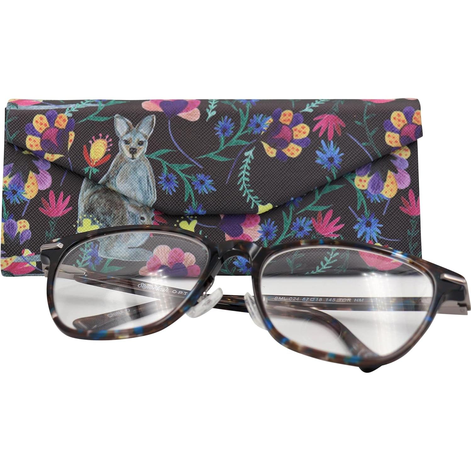 Estuche de Gafas Real Sic Doble Dura 16x6.9cm Color Canguro