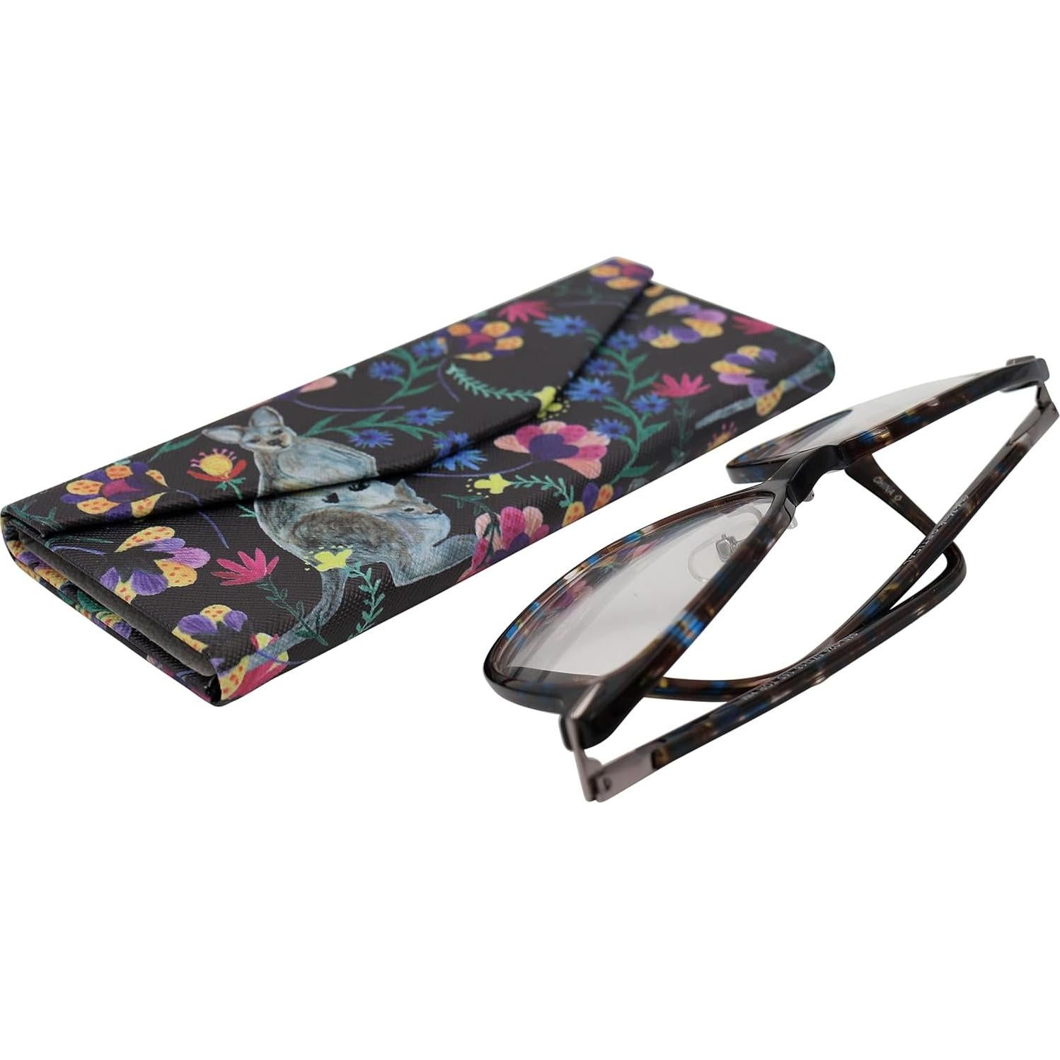 Estuche de Gafas Real Sic Doble Dura 16x6.9cm Color Canguro