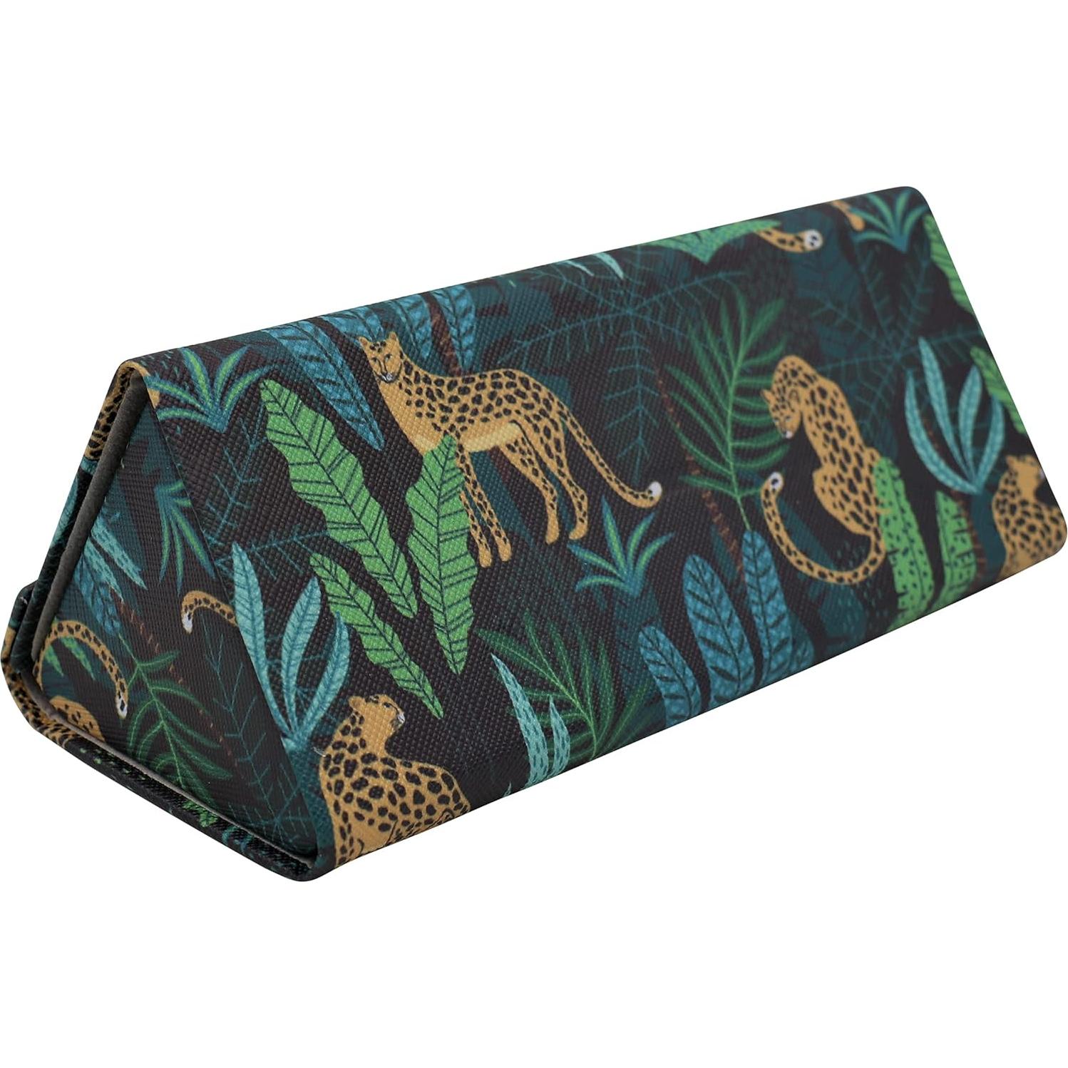 Estuche Duro Real Sic para Gafas - Cuero Vegano 16x7 cm