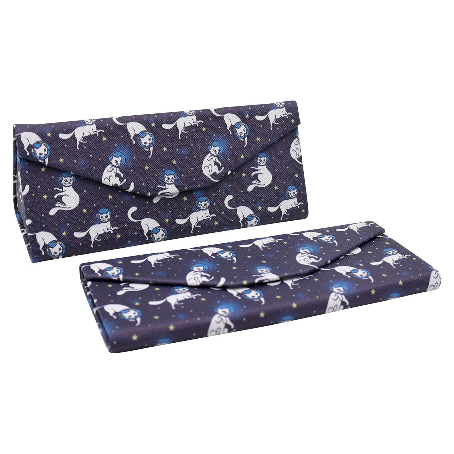 Estuche de Gafas Real Sic Gato Espacial - Duro y Plegable