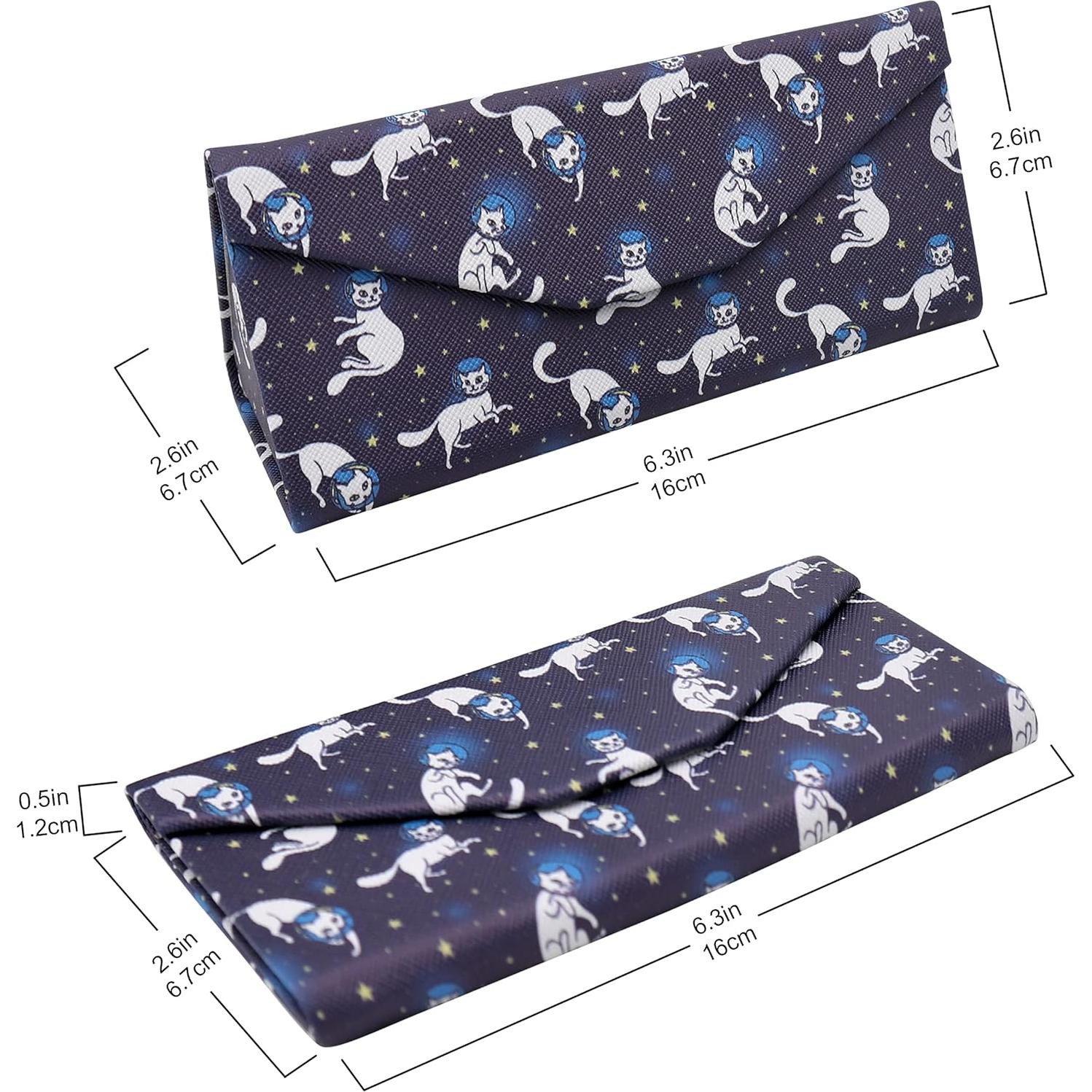 Estuche de Gafas Real Sic Gato Espacial - Duro y Plegable