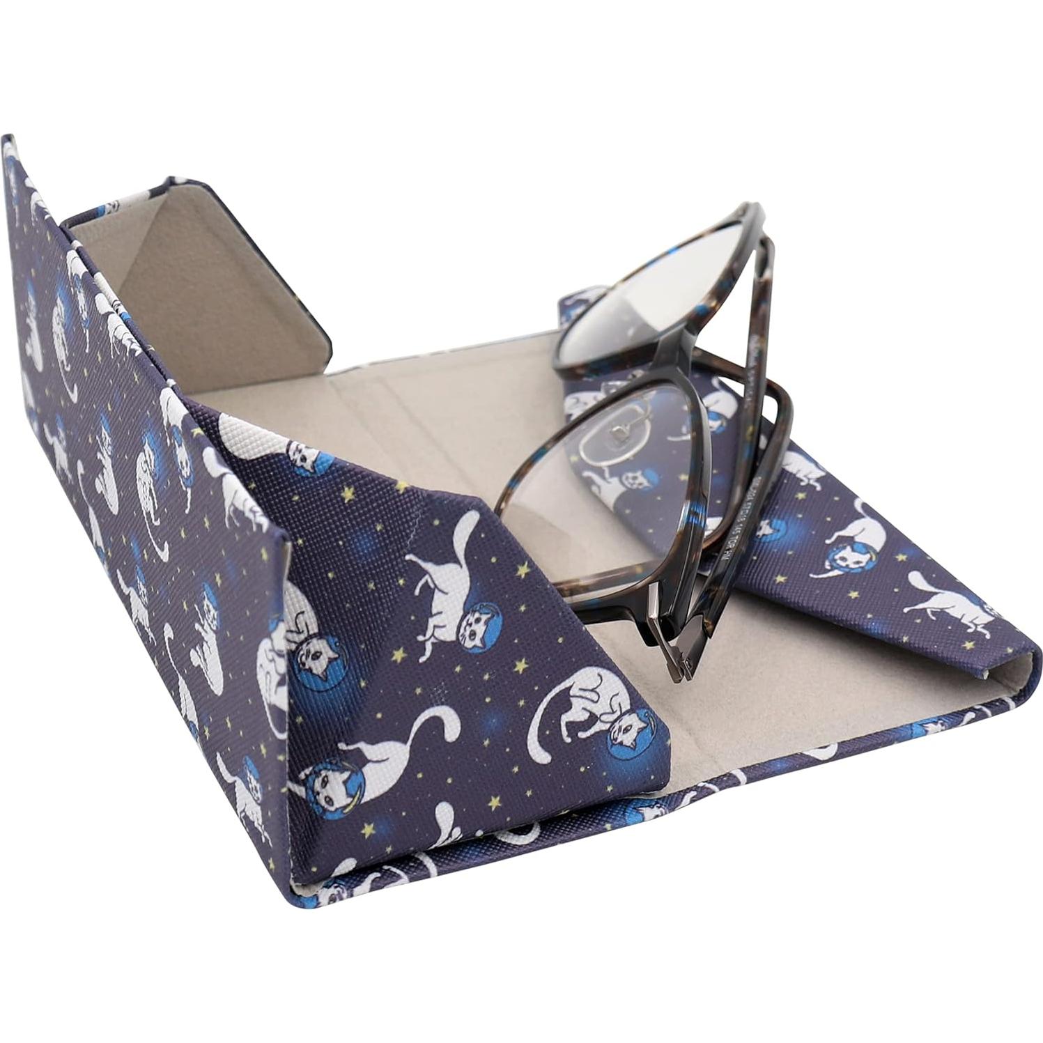 Estuche de Gafas Real Sic Gato Espacial - Duro y Plegable