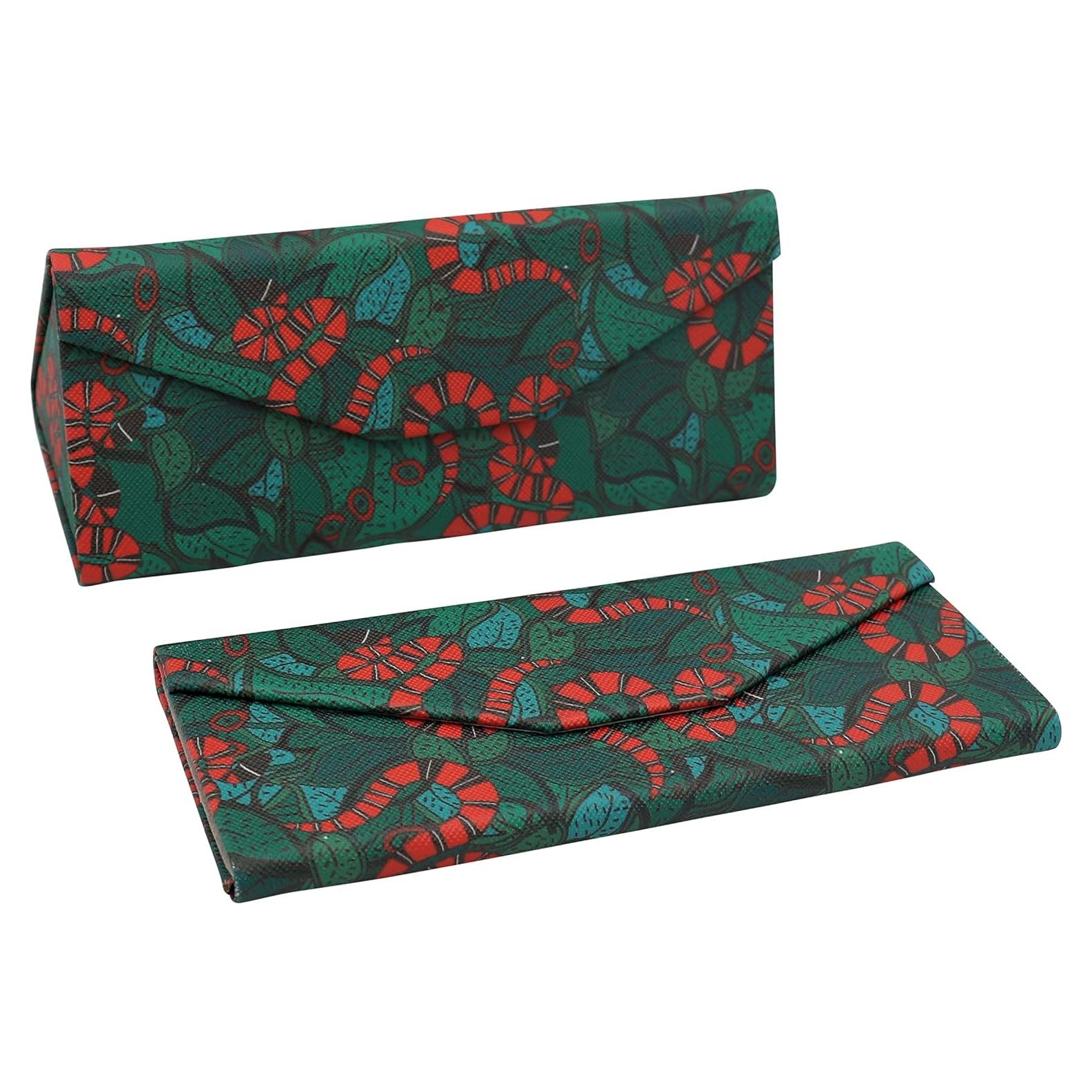 Estuche de Gafas Real Sic Serpiente - Cuero Vegano 16cm