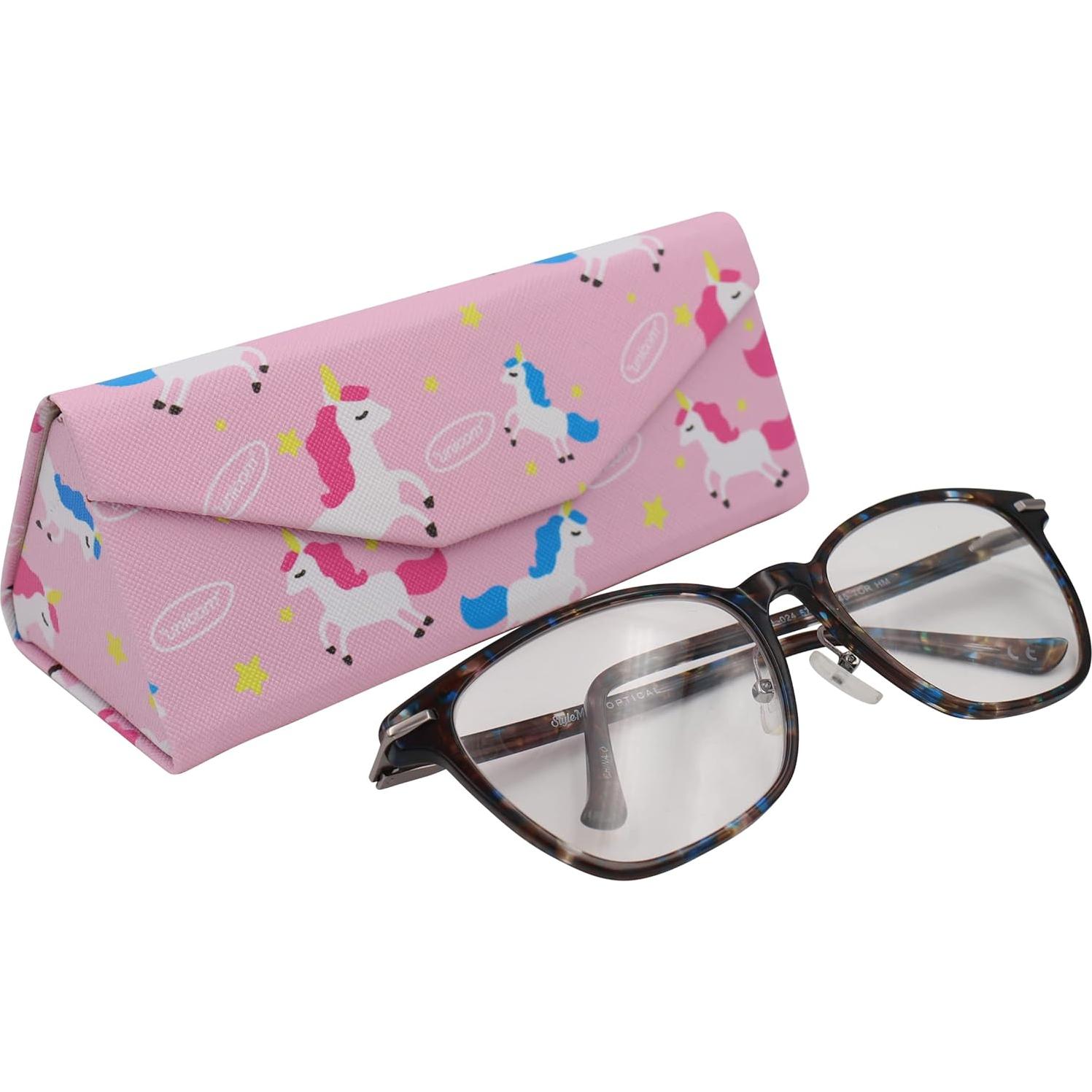 Estuche de Gafas Real Sic Unicornio Rosa - Doblado Magnético