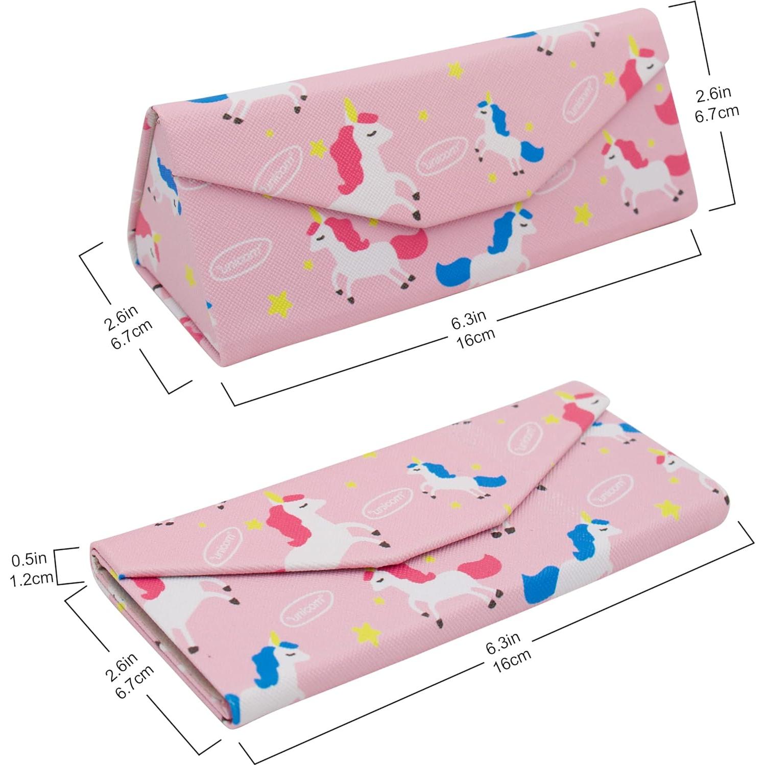Estuche de Gafas Real Sic Unicornio Rosa - Doblado Magnético