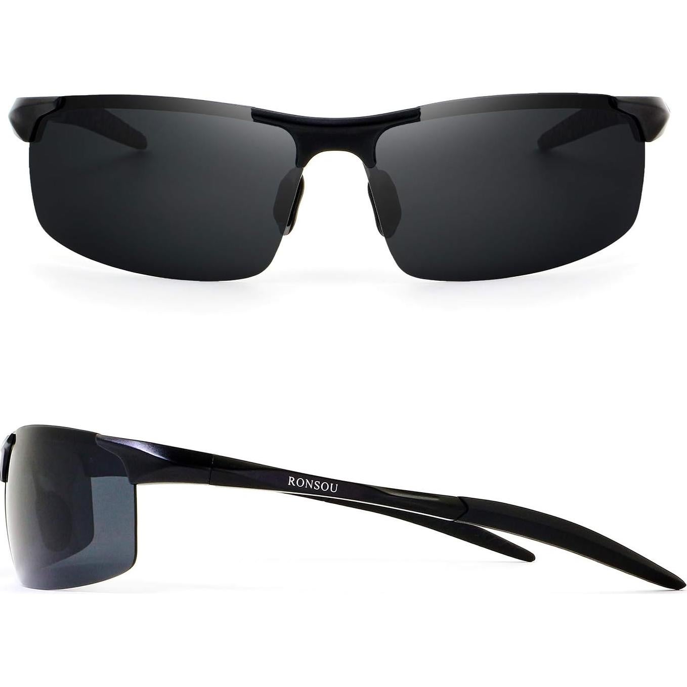 Gafas de Sol Polarizadas RONSOU para Hombre UV400 Sport