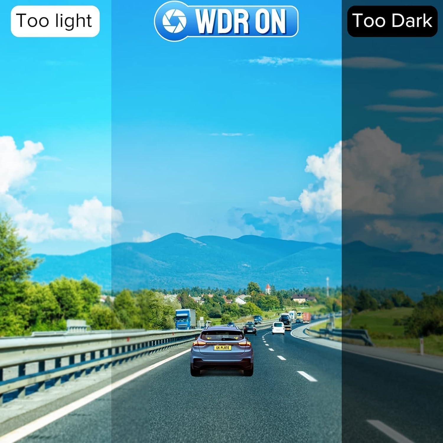 Cámara Dash 1080P Wkreuoar Doble Frontal e Interior