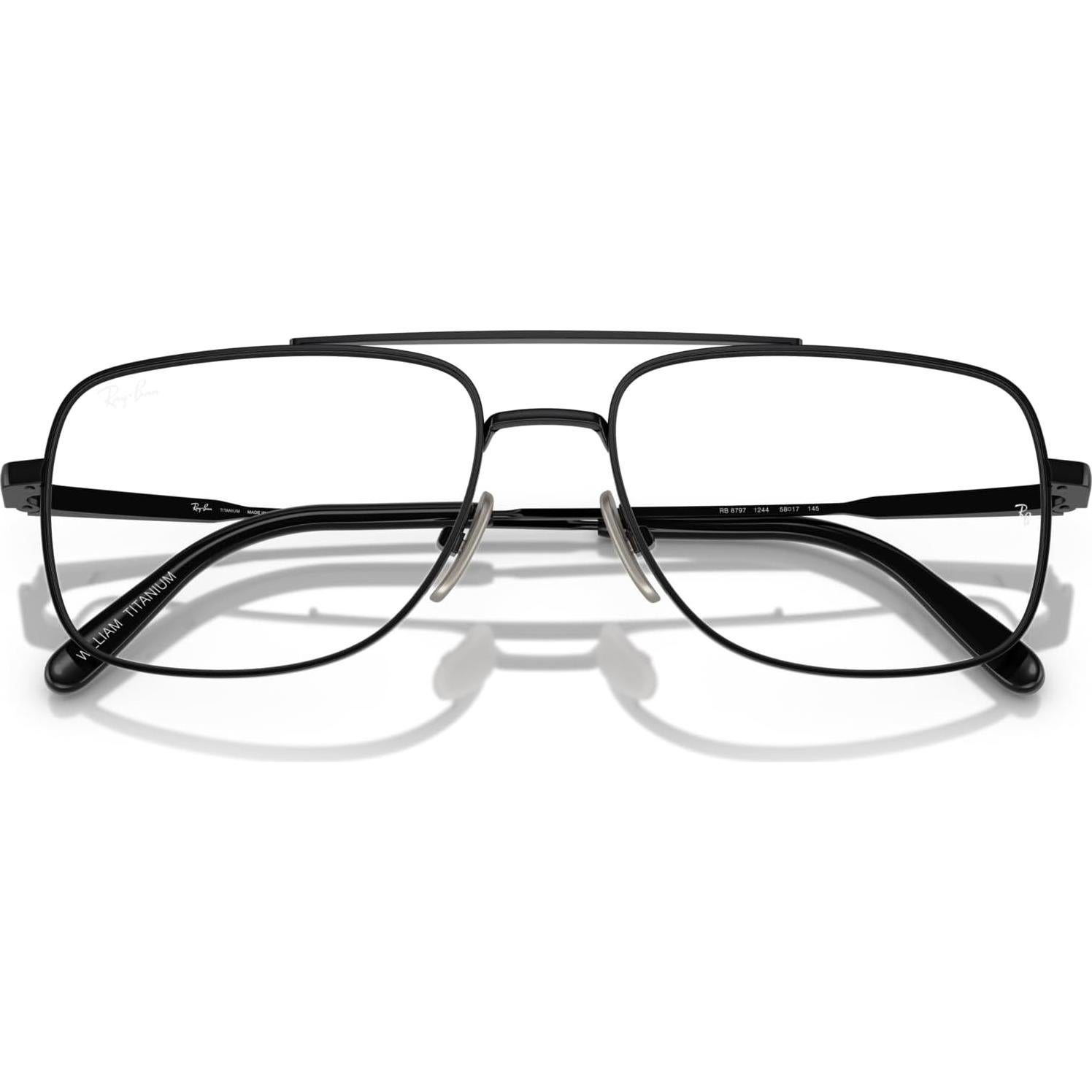 Gafas de Prescripción Ray-Ban RX8797 William Titanio Cuadradas