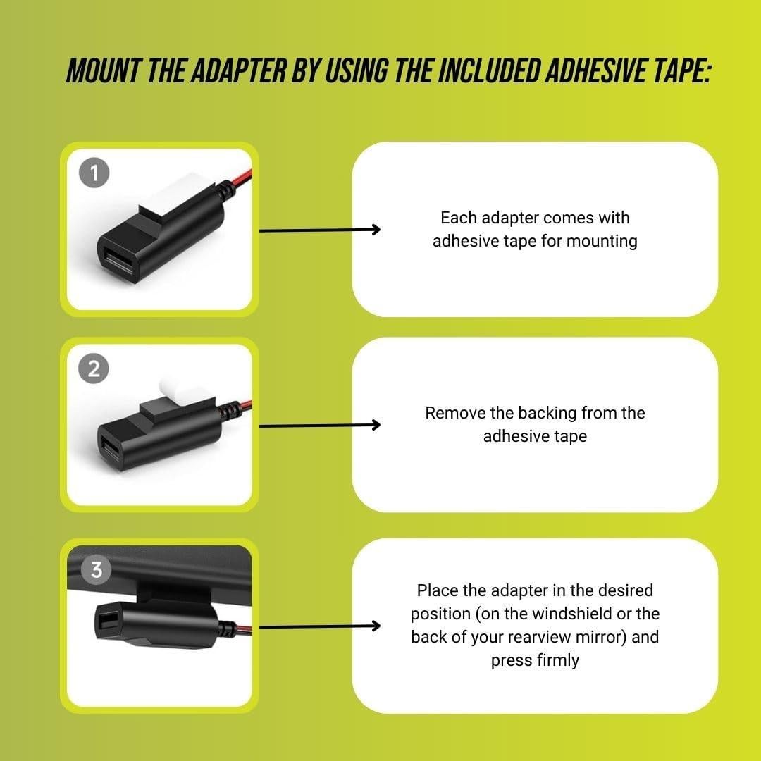 Adaptador de alimentación Dongar para dashcam 10 pines USB