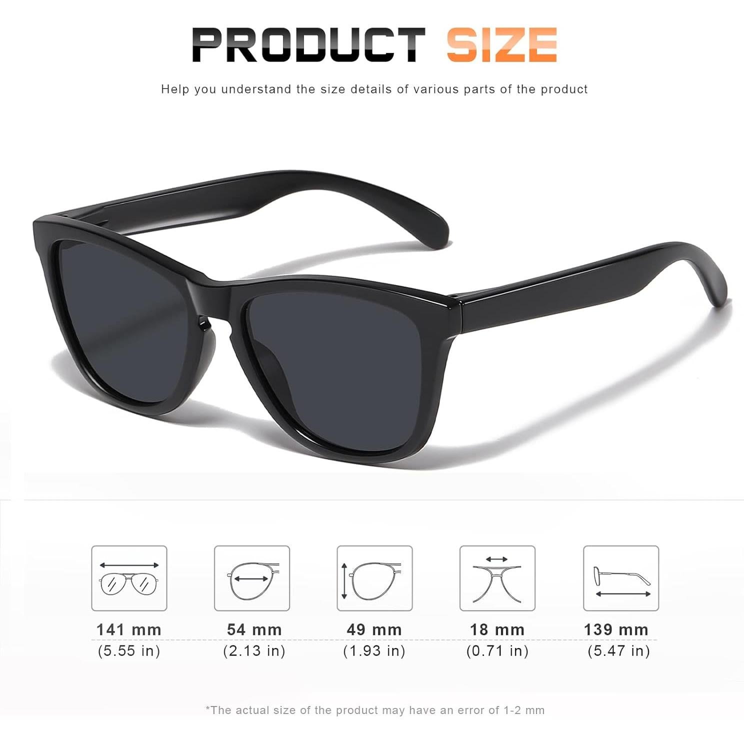 Gafas de sol polarizadas DANAMY para mujeres UV400 estilo retro