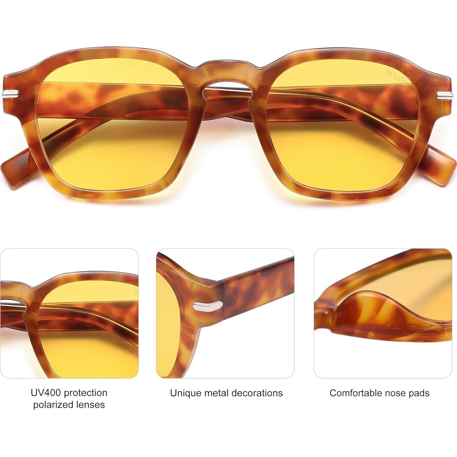 Gafas de Sol Polarizadas SojoS SJ2382 Cuadradas UV400