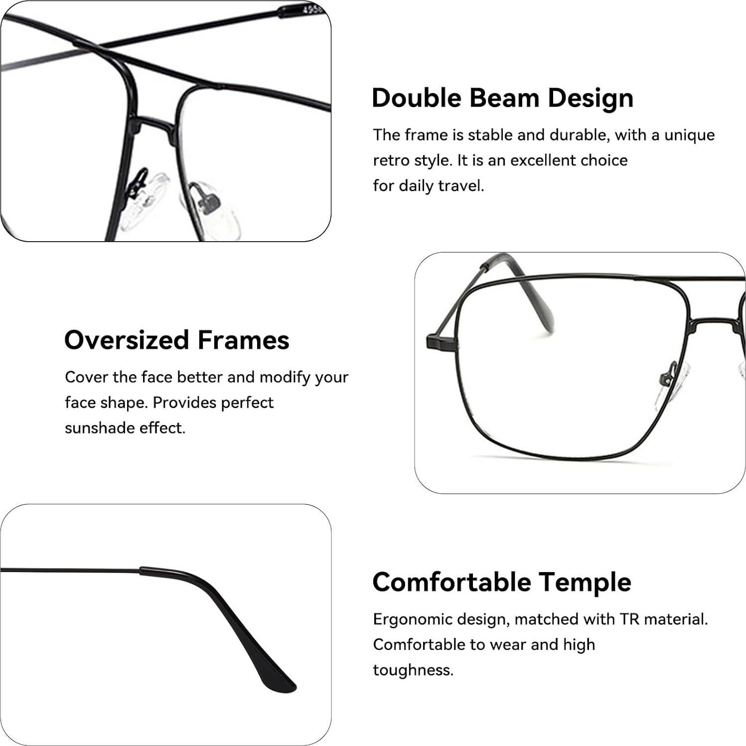 Gafas Clásicas Dollger DG209 Metal Transparentes Unisex