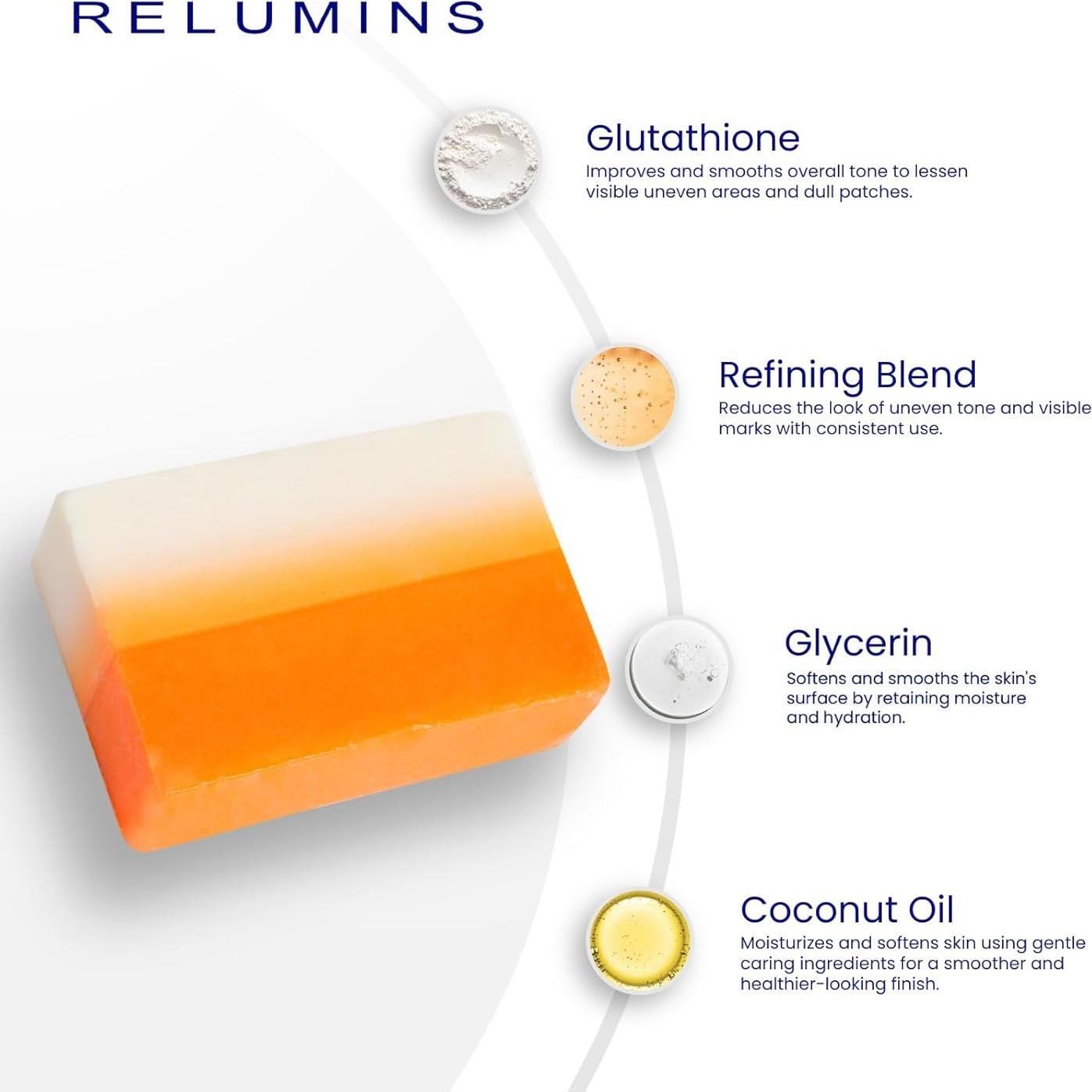 Jabón Kojie de Glutatión - Hidratante y Exfoliante 5x150g