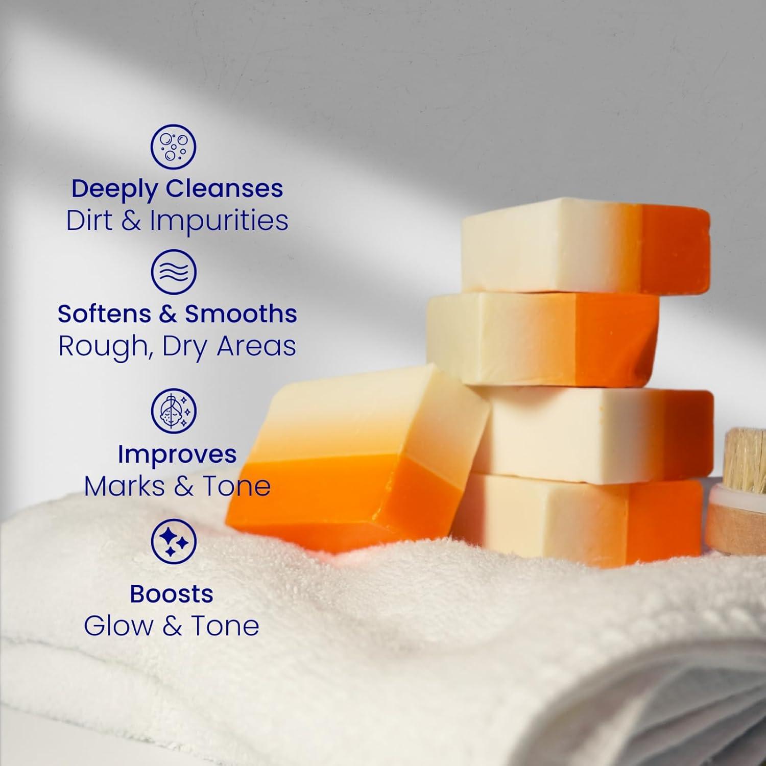 Jabón Kojie de Glutatión - Hidratante y Exfoliante 5x150g