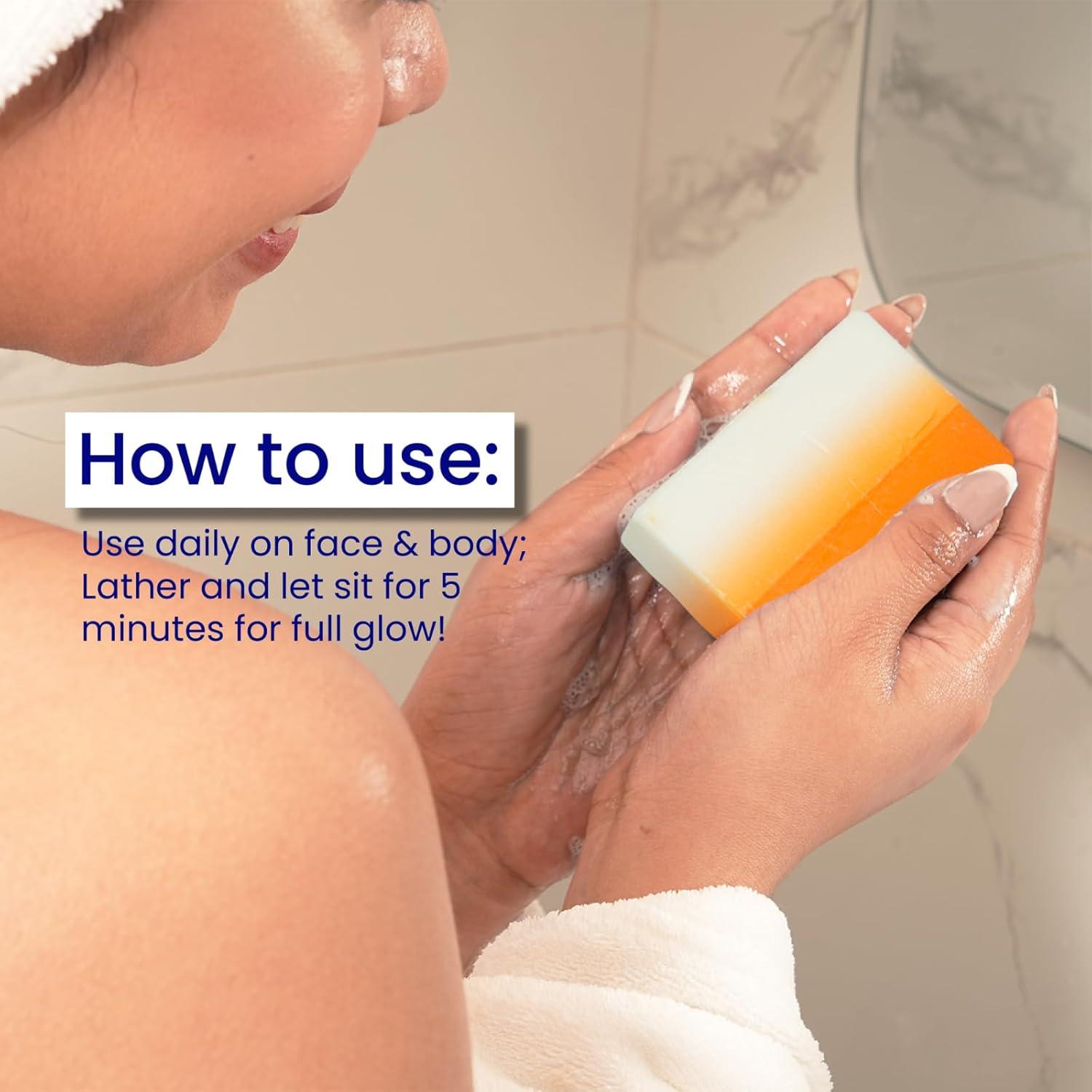 Jabón Kojie de Glutatión - Hidratante y Exfoliante 5x150g