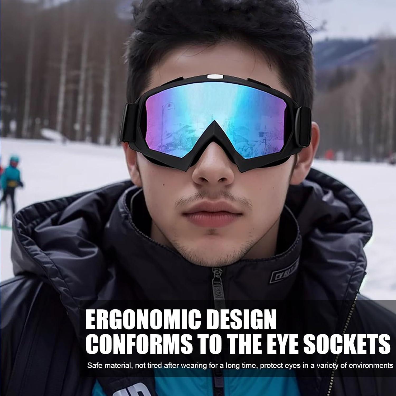 Gafas de Motocross Immoono con Balaclava y Lentes HD