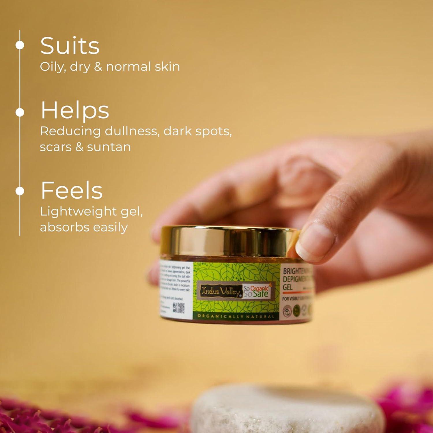 Crema Blanqueadora Indus Valley Gel Despigmentante 50ml