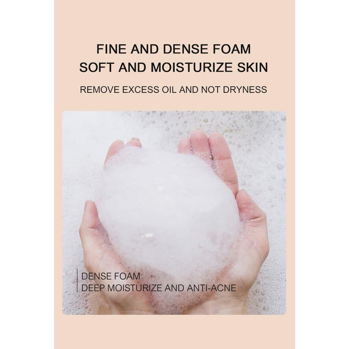 Limpiador Facial Espumoso Mashata 287g - Aminoácidos Vegano para Piel Grasa y Sensible