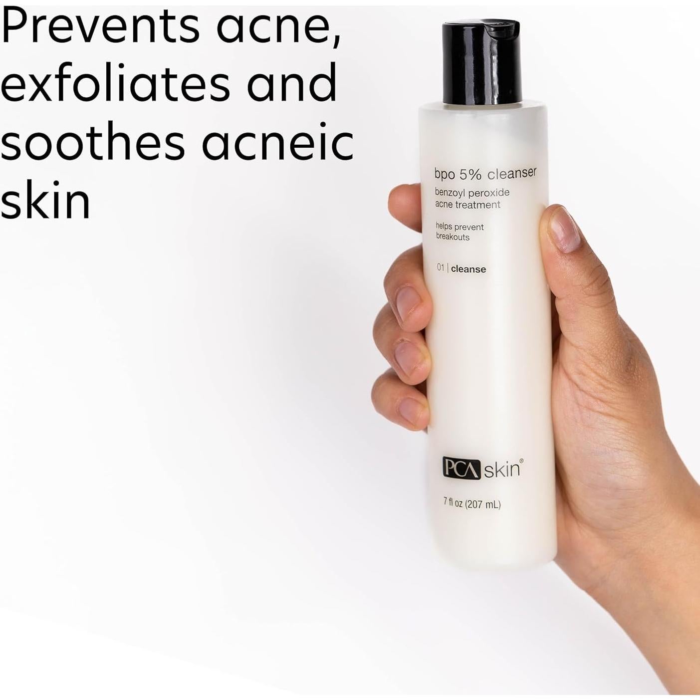 Limpiador Facial PCA SKIN 5% Peróxido de Benzoilo 198g