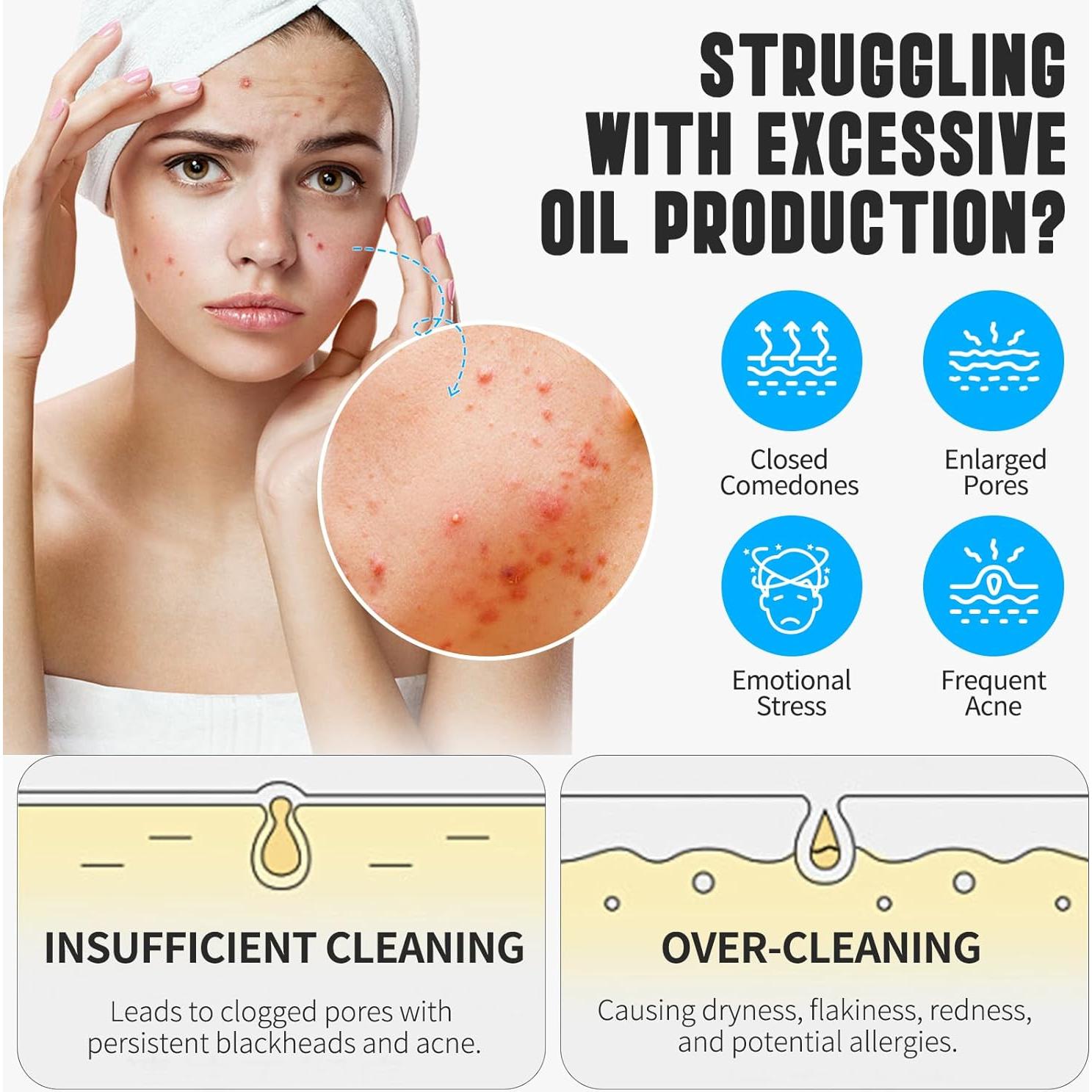 Limpiador Facial de Cúrcuma IDUCEN con Cepillo Suave 150g