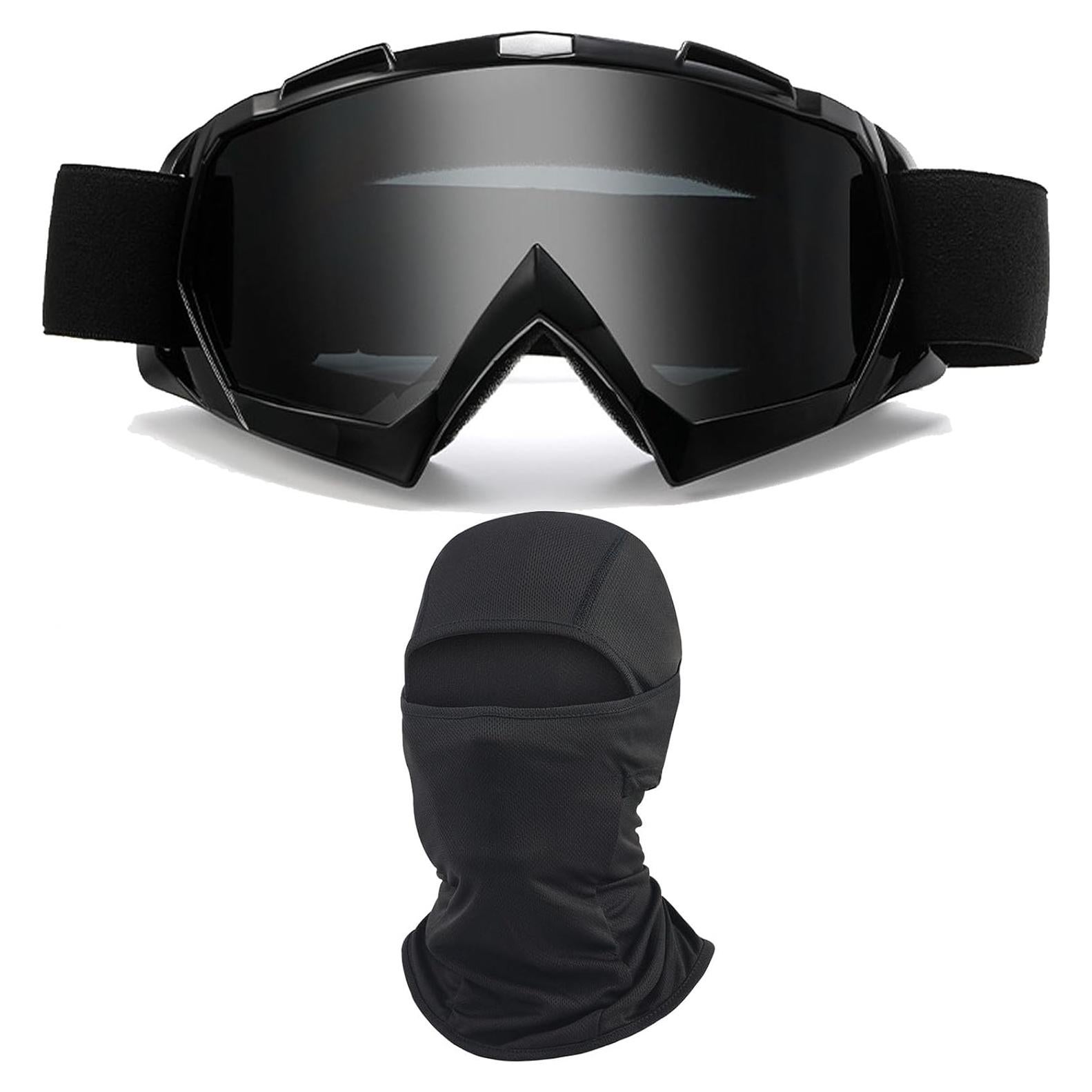 Gafas de Motocross Immoono con Balaclava y Lentes HD