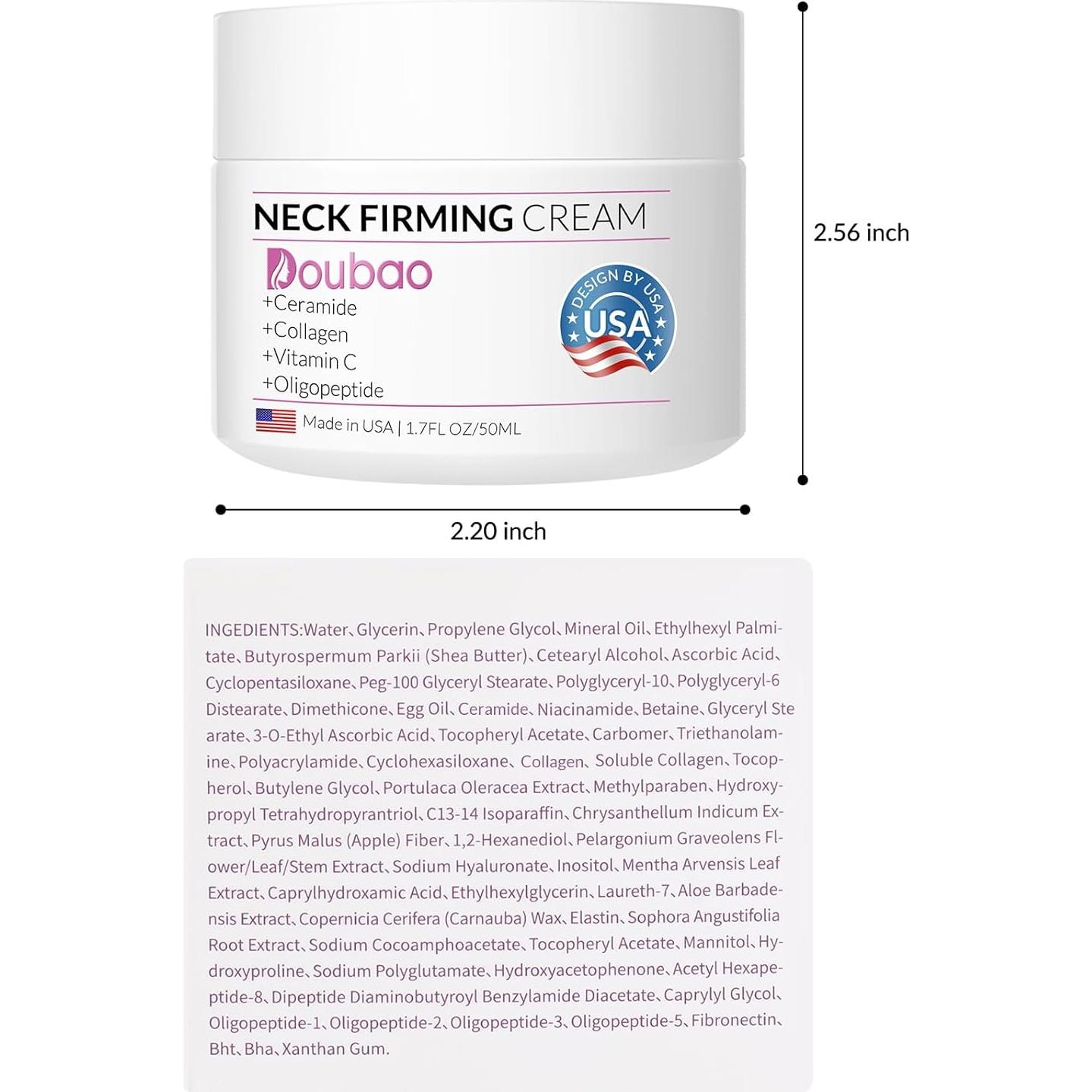 Crema Reafirmante para Cuello VicGFHS con Colágeno 50 ml