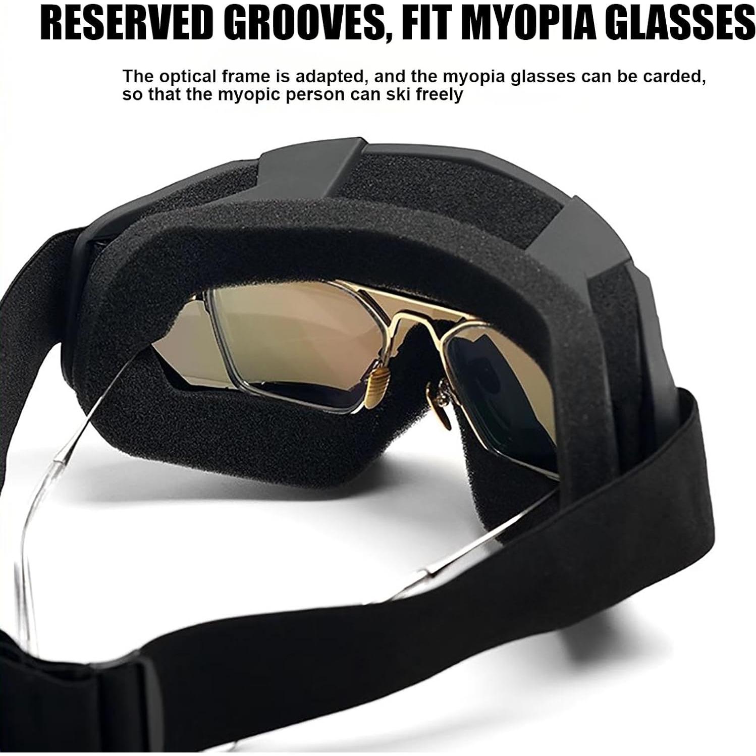 Gafas de Motocross Immoono con Balaclava Rosa y Lentes Plata