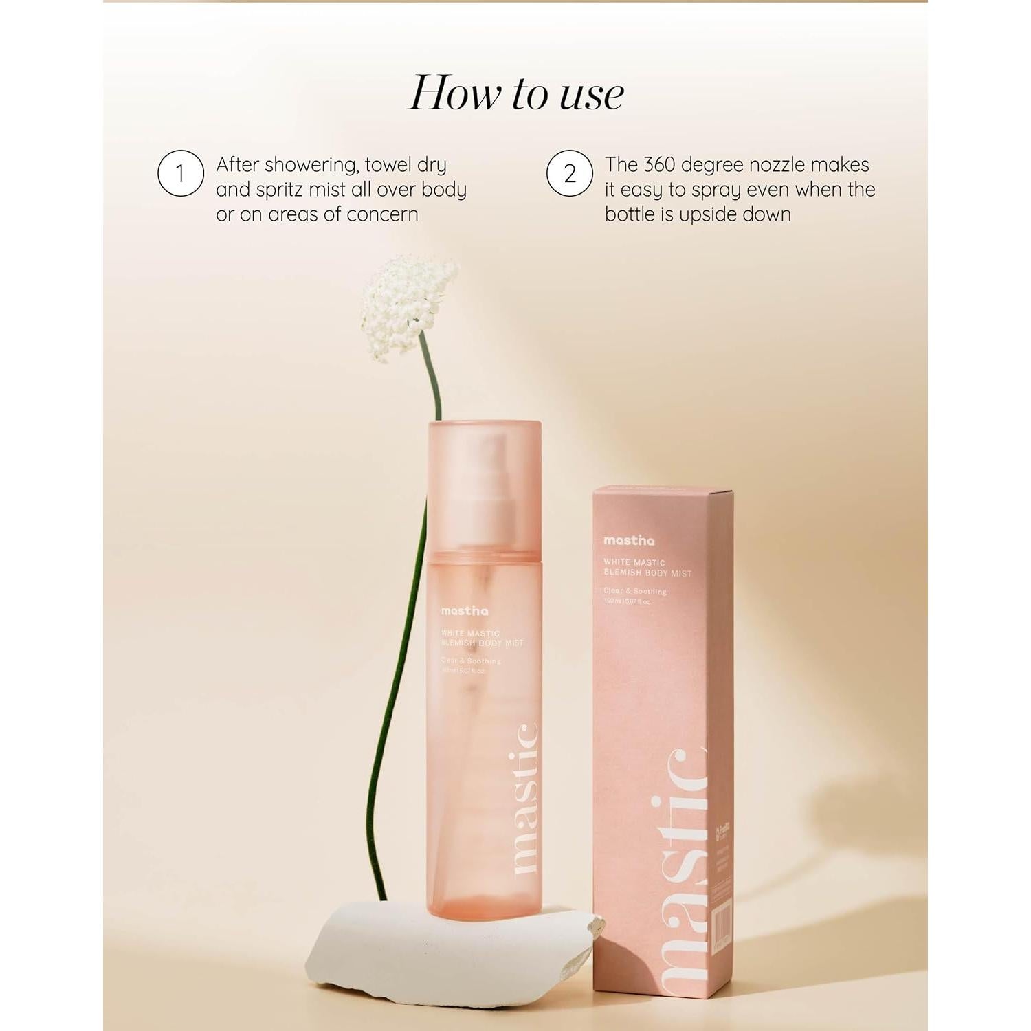 Bruma Corporal Refrescante MASTINA 150 ml - Hidratante y Aclarador