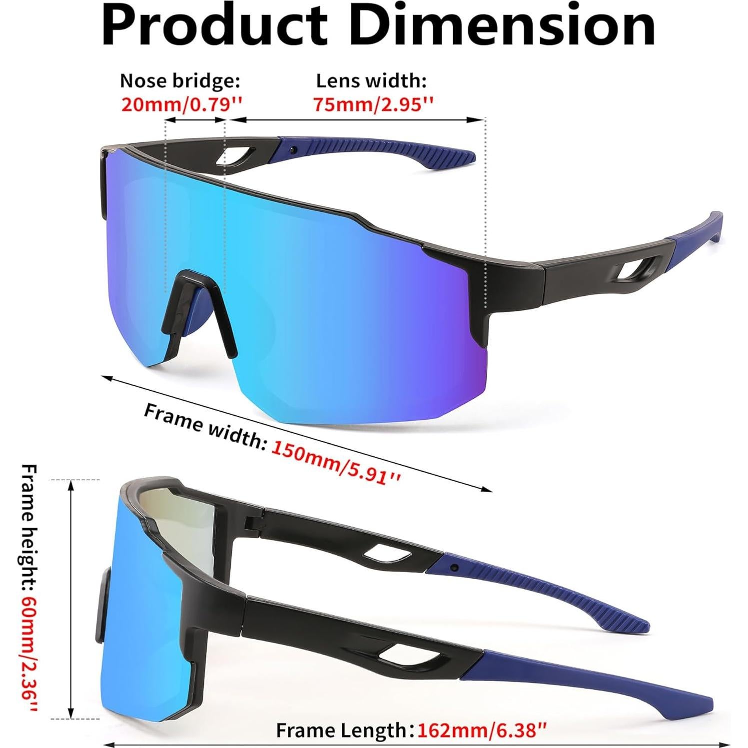 Gafas de sol deportivas FEISEDY UV400 para ciclismo