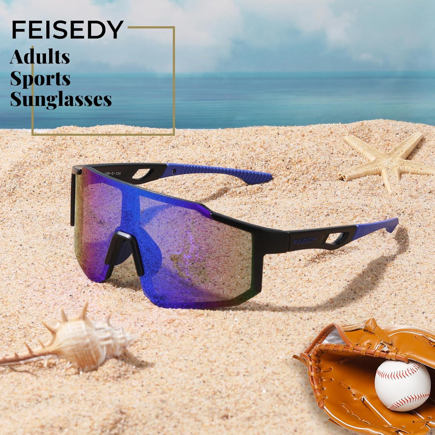 Gafas de sol deportivas FEISEDY UV400 para ciclismo
