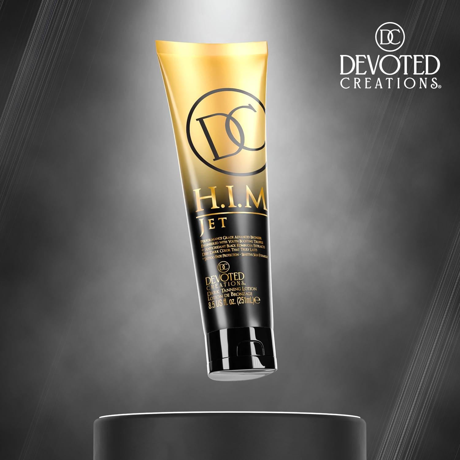 Loción Bronceadora Ultra Rica Devoted Creations HIM Jet 250ml