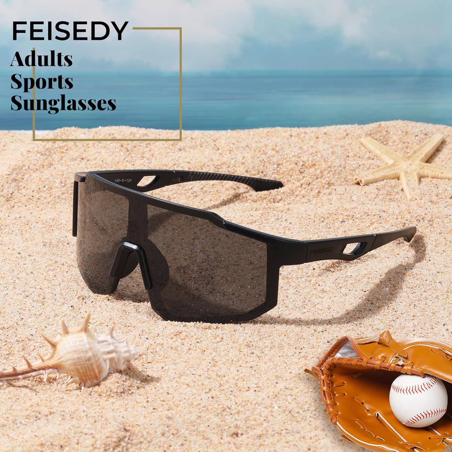Gafas de sol deportivas FEISEDY B2388 UV400 para ciclismo