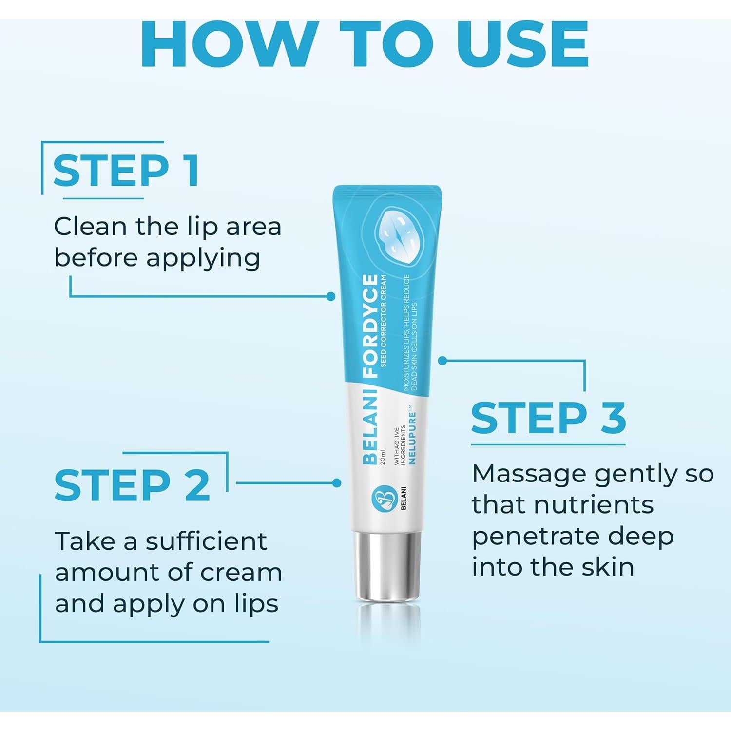 Crema Labial Belani para Acné y Sequedad 19.84 g