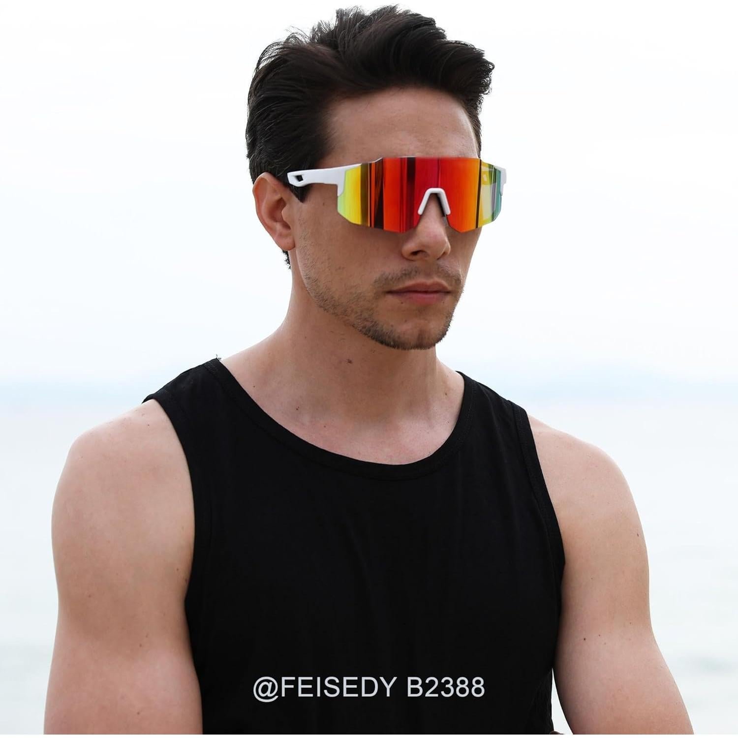 Gafas de sol deportivas FEISEDY B2388 UV400 para ciclismo