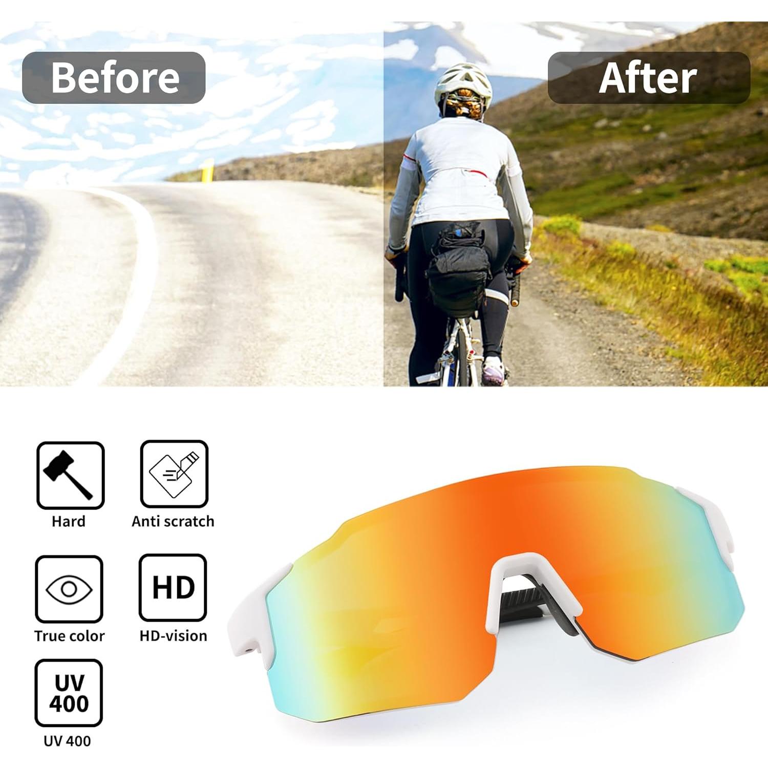 Gafas de sol deportivas FEISEDY B2388 UV400 para ciclismo