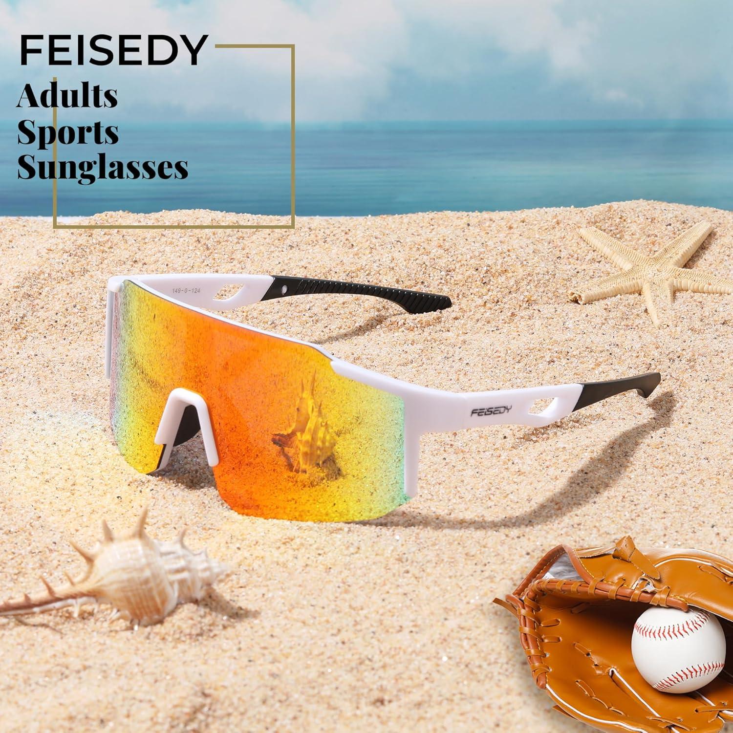 Gafas de sol deportivas FEISEDY B2388 UV400 para ciclismo