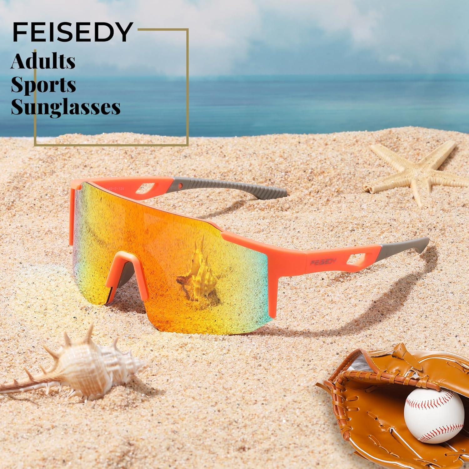 Gafas de sol deportivas FEISEDY B2388 UV400 para ciclismo