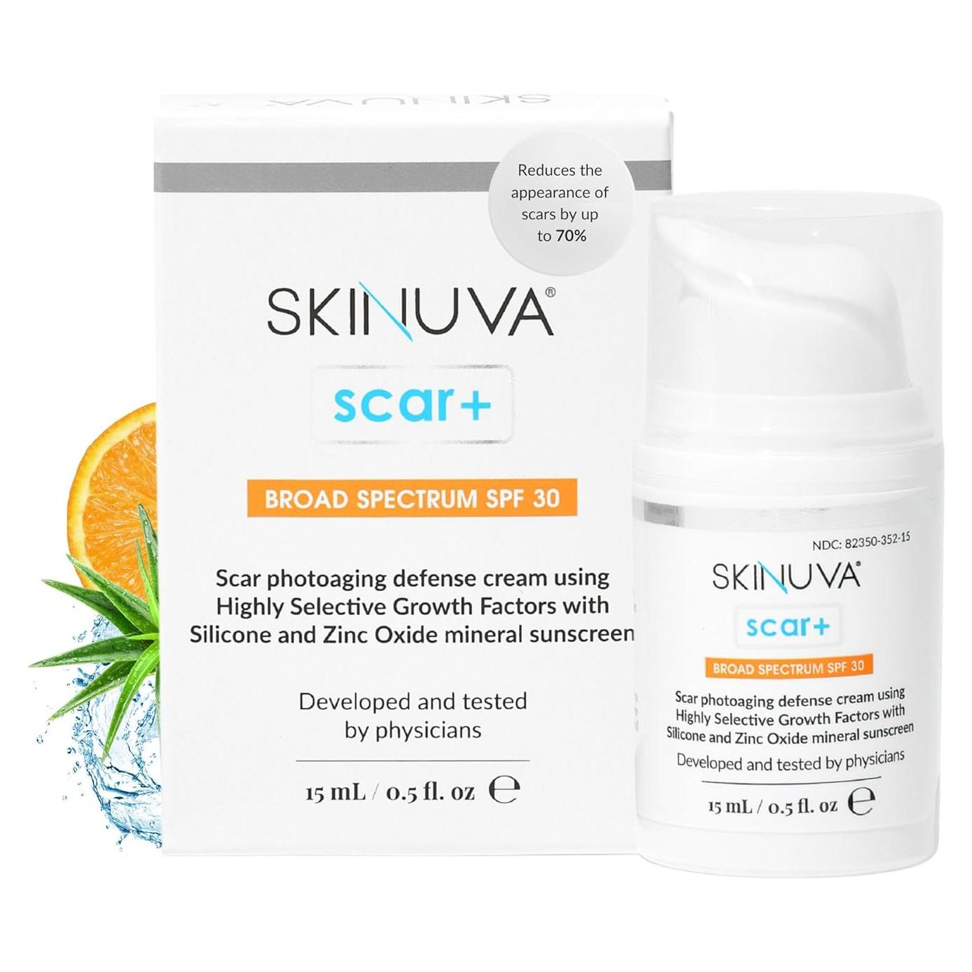 Skinuva Scar+ Crema para Cicatrices 14.79 g con SPF 30