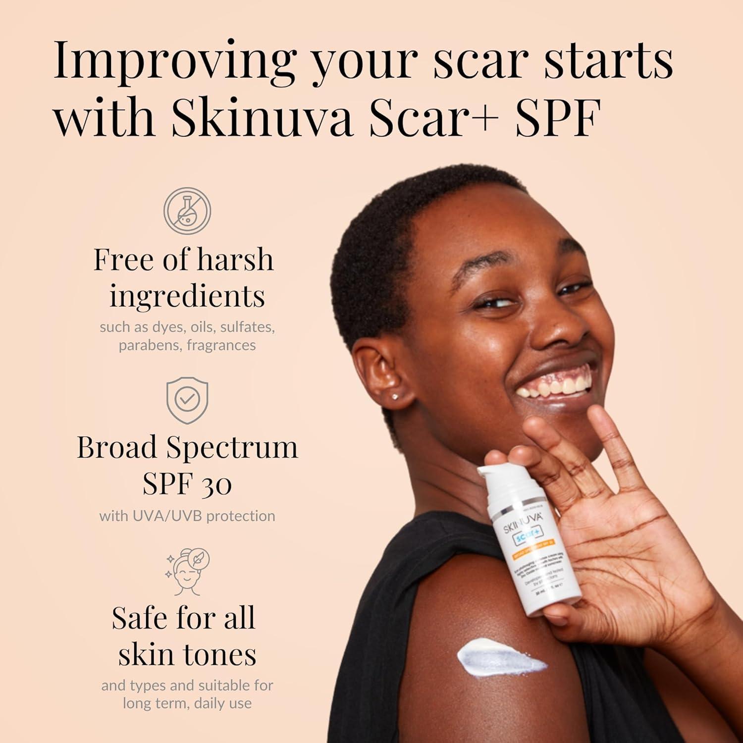 Skinuva Scar+ Crema para Cicatrices 14.79 g con SPF 30