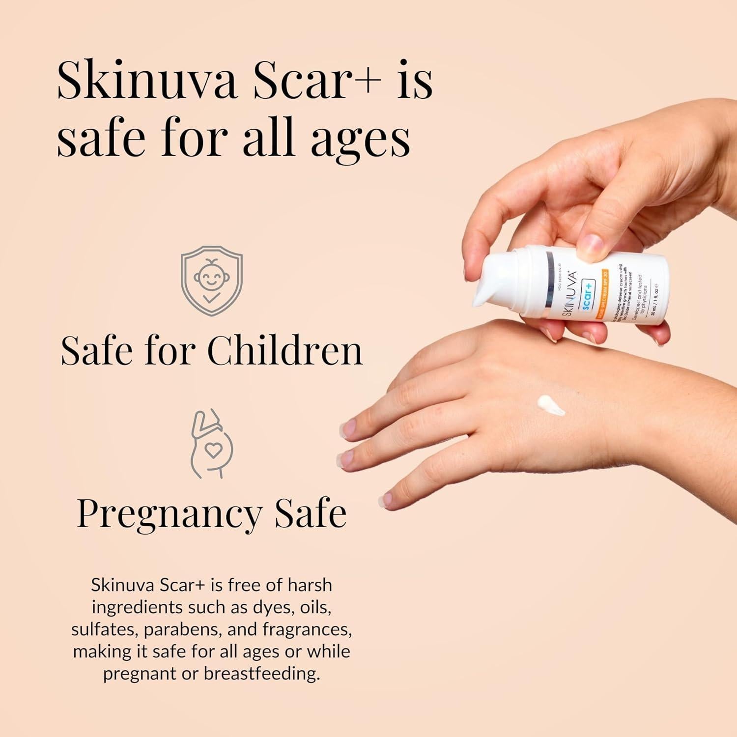 Skinuva Scar+ Crema para Cicatrices 14.79 g con SPF 30