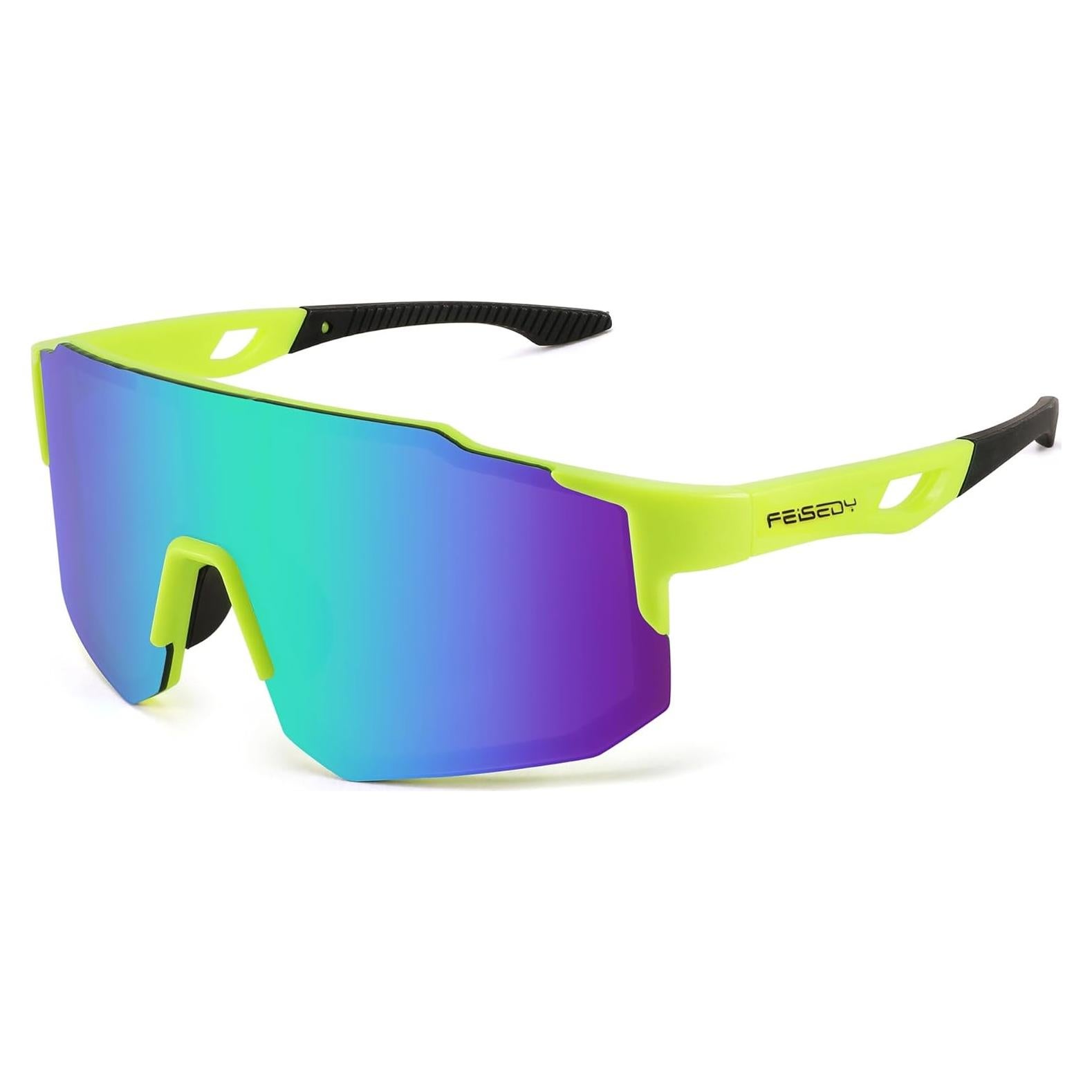 Gafas de sol deportivas FEISEDY UV400 para ciclismo y correr