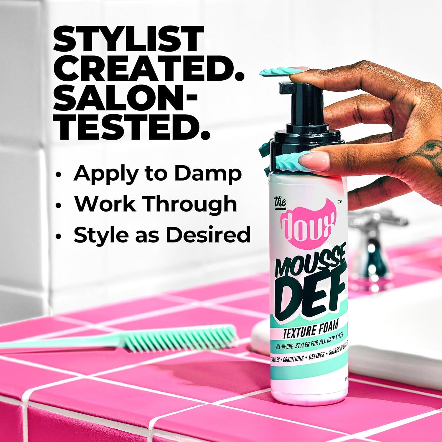 Mousse Definidora de Rizos The Doux 272g - Textura y Volumen