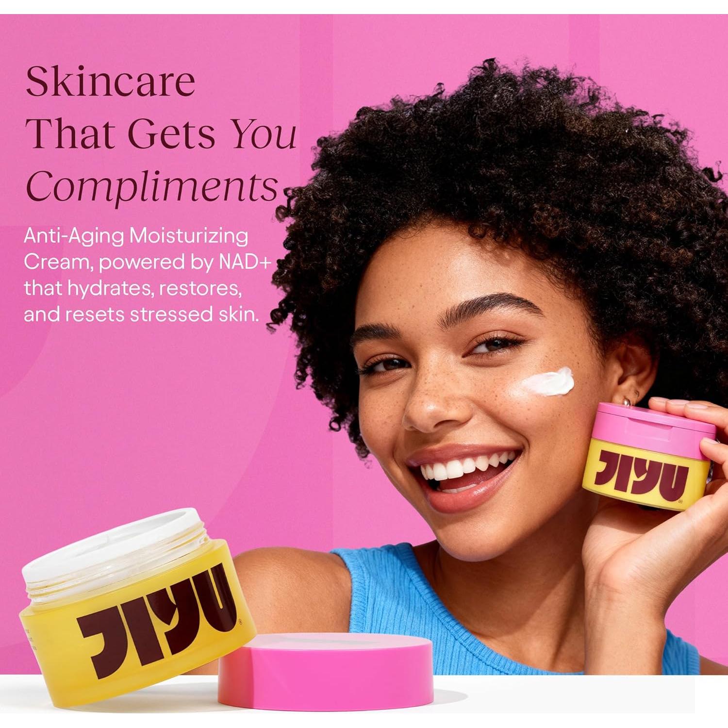 Crema Hidratante Facial JiYu 50 ml - Antienvejecimiento NAD+