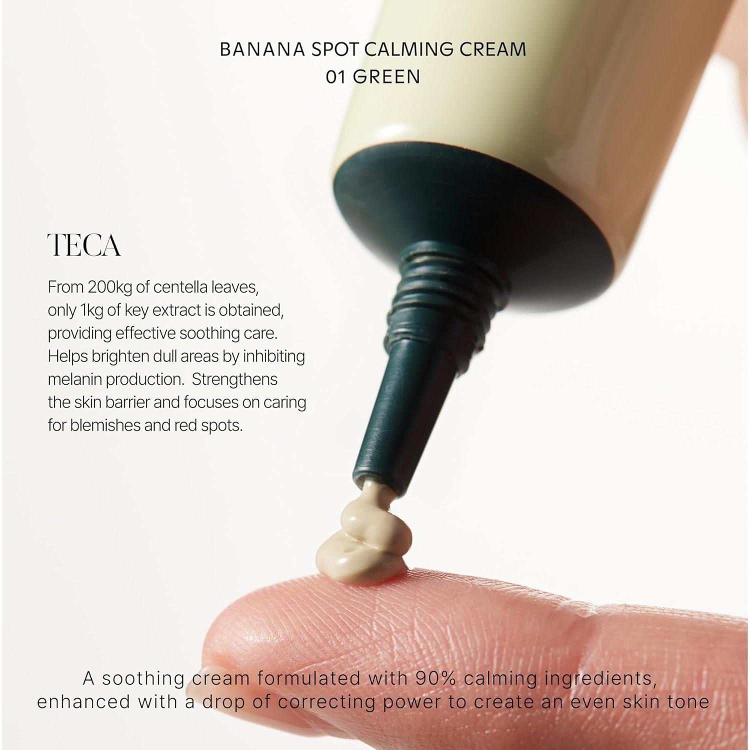 Crema Calmante Verde BANANA Spot 14.5 g - Neutraliza Enrojecimiento