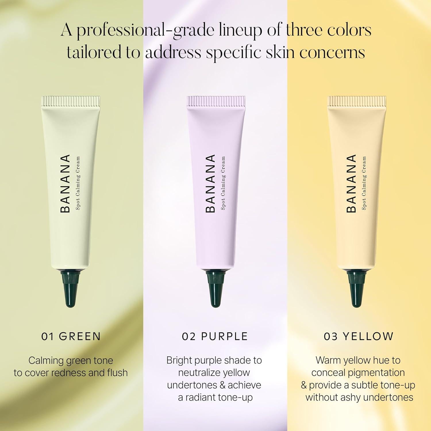 Crema Calmante Verde BANANA Spot 14.5 g - Neutraliza Enrojecimiento