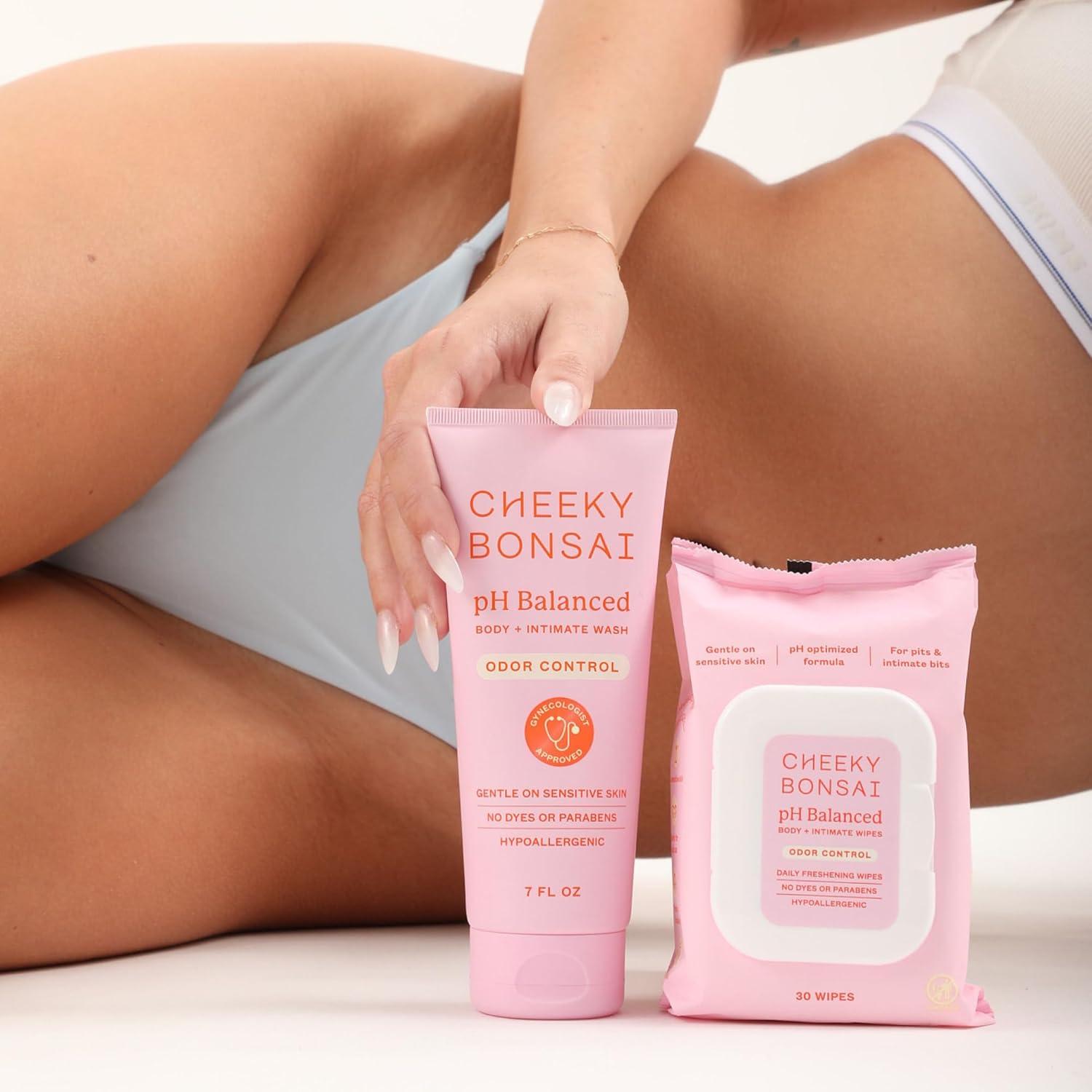 Toallitas Femeninas Cheeky Bonsai - Hipoalergénicas - 30 Unidades